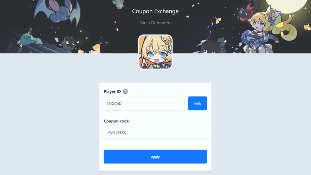 how to redeem coupon codes in ninja defenders